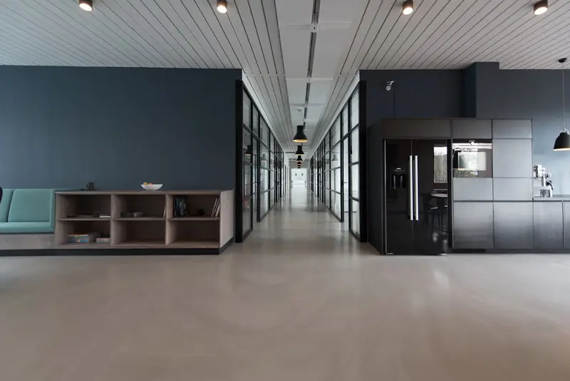 A completed building interior ready for handover