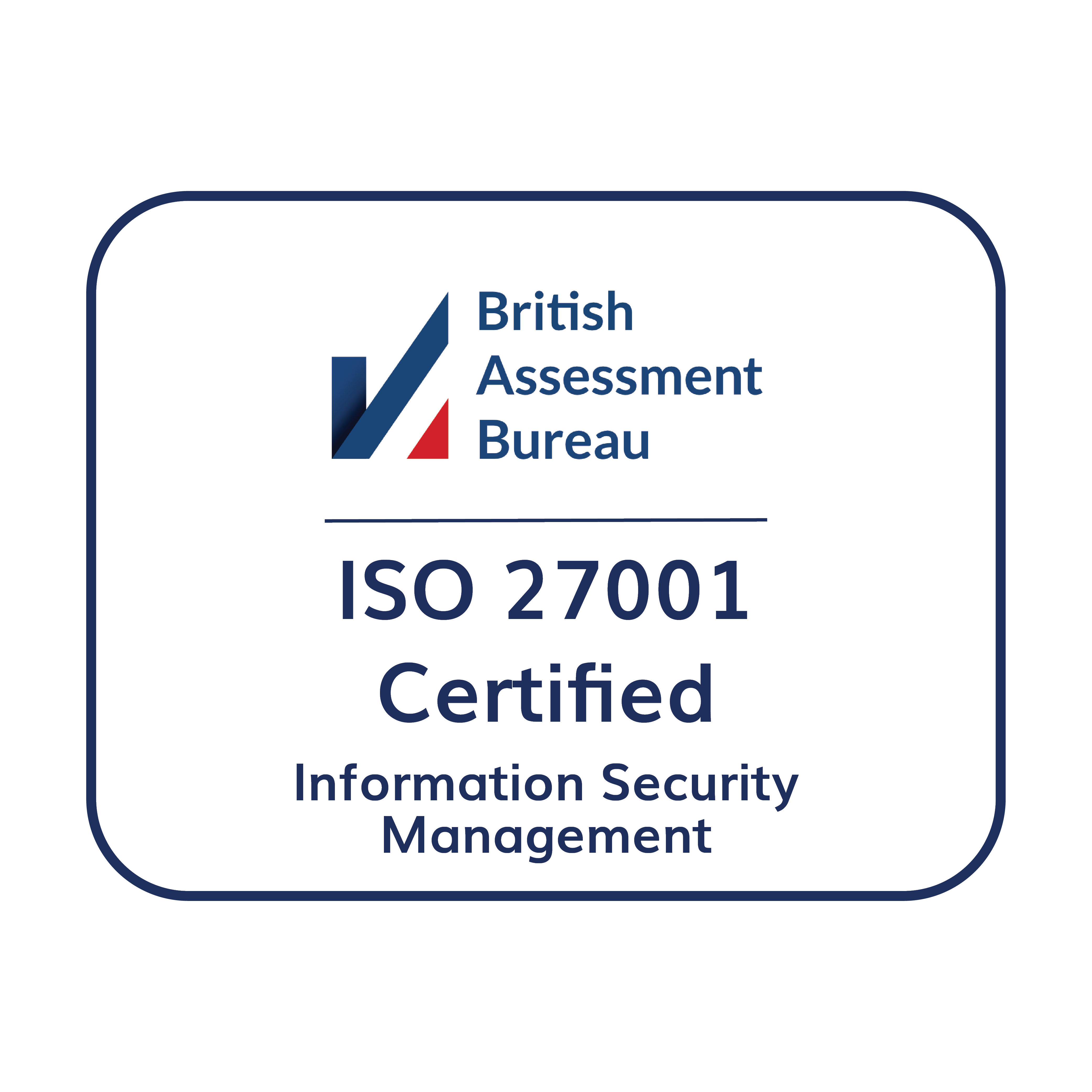 ISO 27001 Certified - Information Security Management